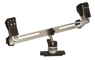 Berry's Bullets VersaCradle Gun Vise System features a 360 rotating ball and stand
